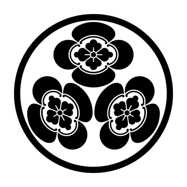 糸輪に三つ木瓜紋