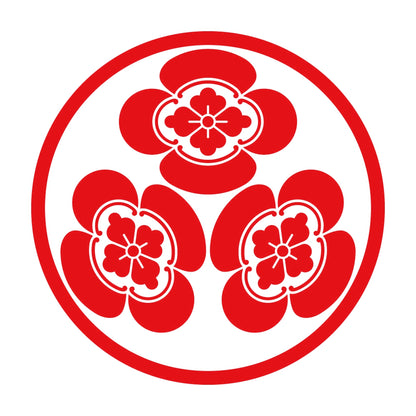 糸輪に三つ木瓜紋 8