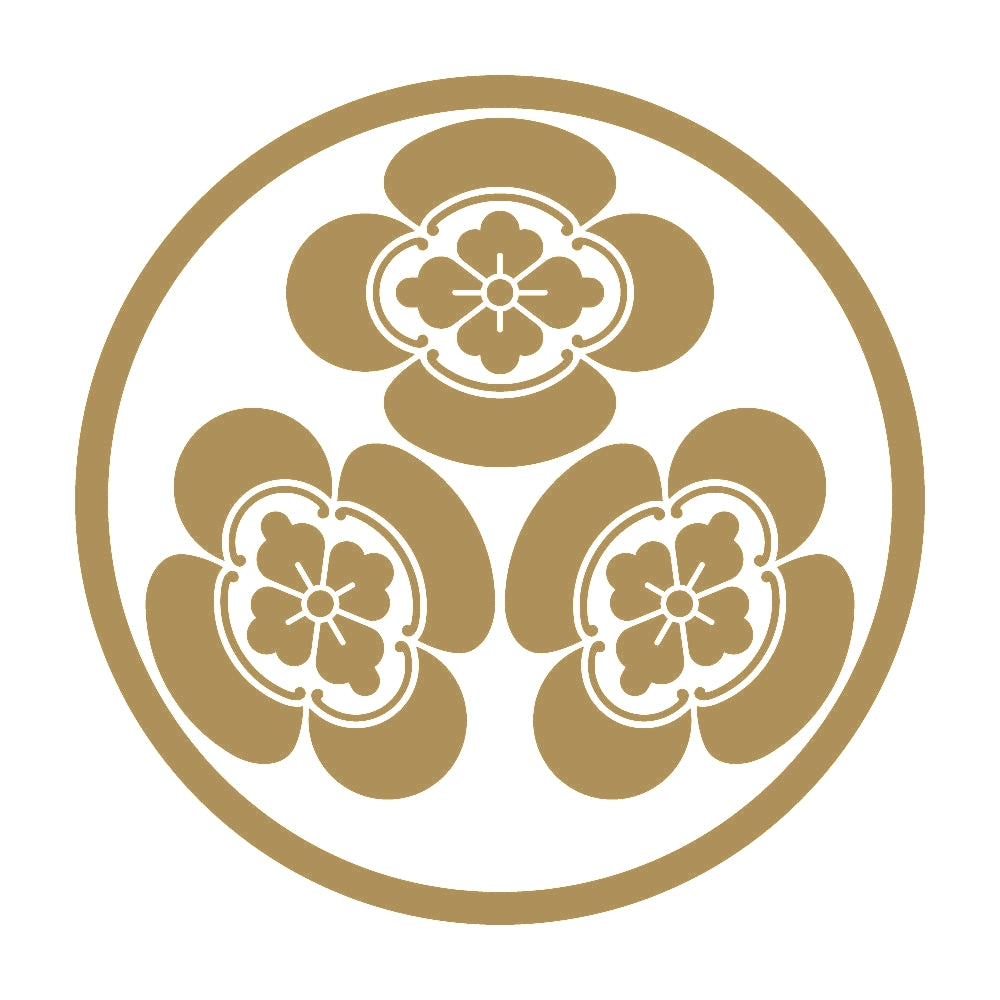 糸輪に三つ木瓜紋 9