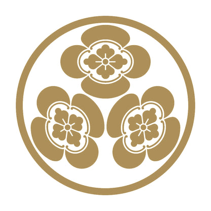 糸輪に三つ木瓜紋 9