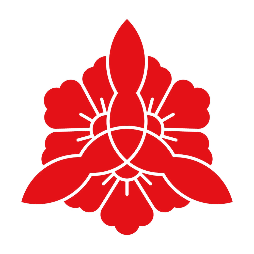 三つ割り木瓜崩し紋 8