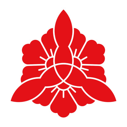 三つ割り木瓜崩し紋 8