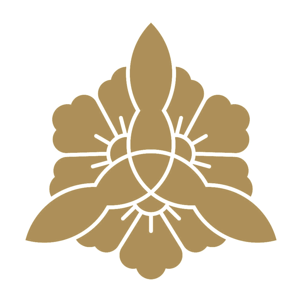 三つ割り木瓜崩し紋 9