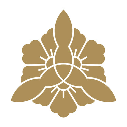 三つ割り木瓜崩し紋 9
