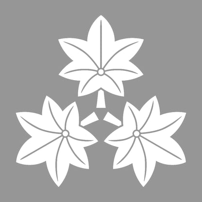 尻合わせ三つ楓紋 7