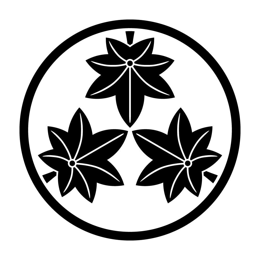 糸輪に三つ楓紋