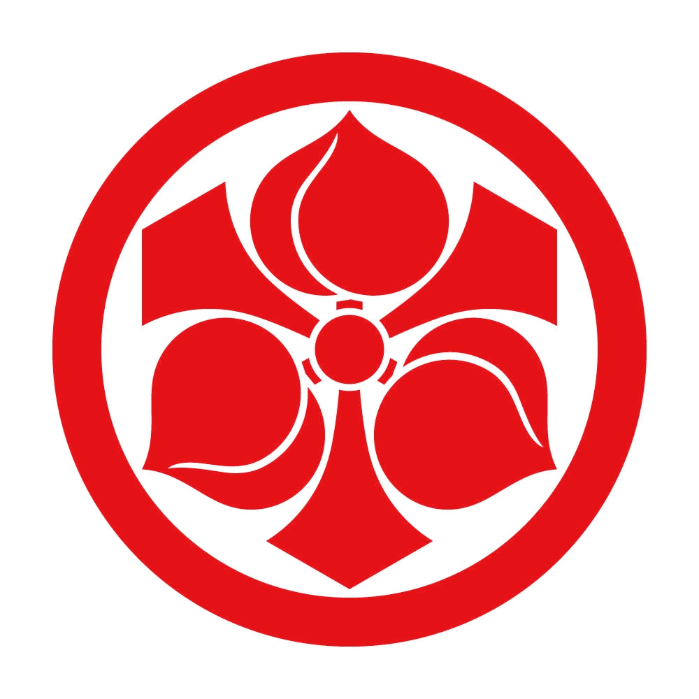 丸に剣三つ桃紋 8