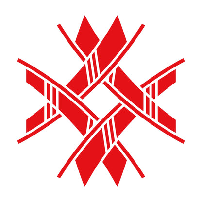 割り矢井筒紋 8