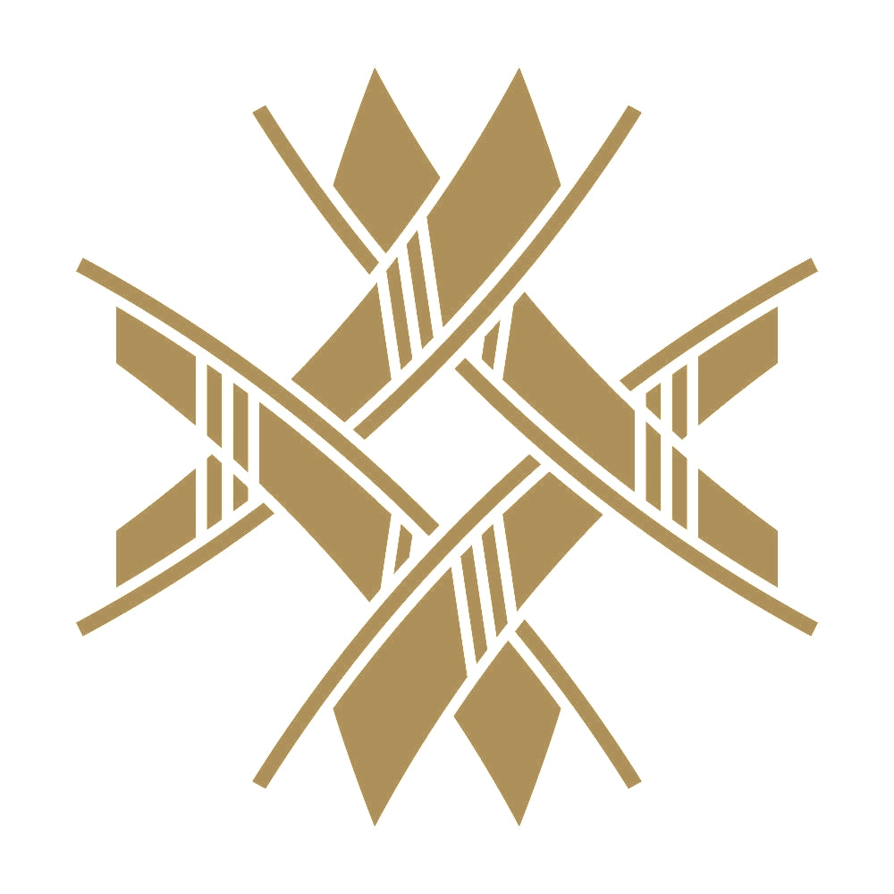 割り矢井筒紋 9