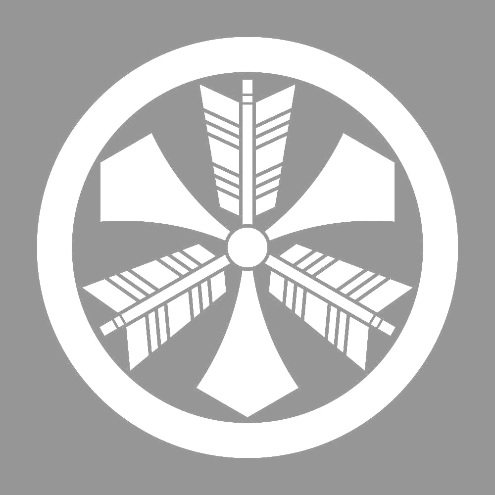 丸に剣三つ矢紋 7