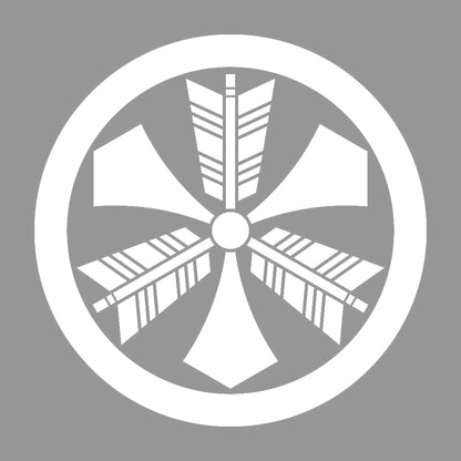 丸に剣三つ矢紋 7