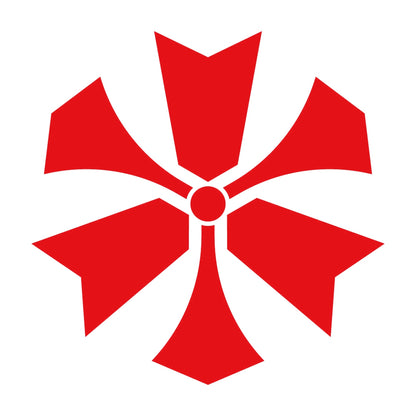 剣三つ矢筈紋 8