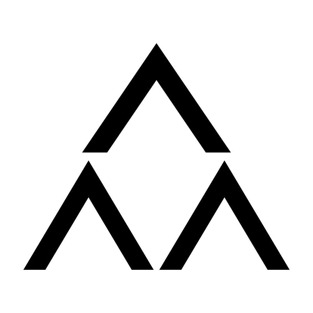 三つ盛り山形紋
