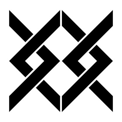 四つ組み合い山形紋