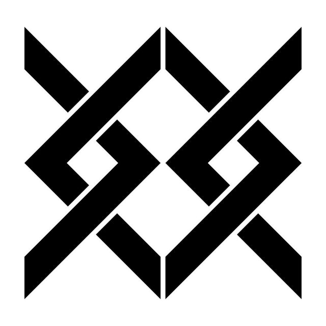 四つ組み合い山形紋