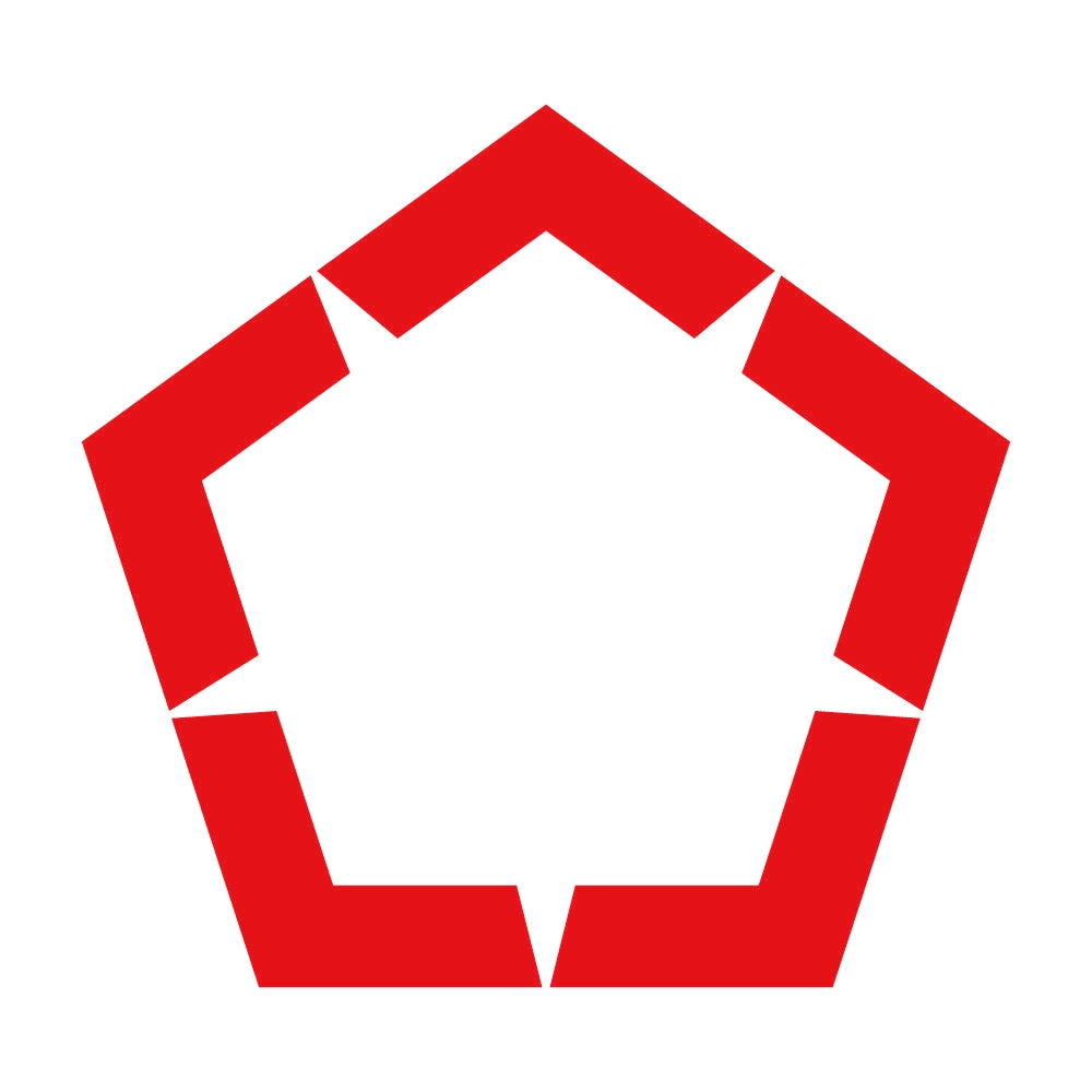 五角山形紋 8