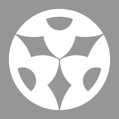 変わり光琳三つ山の字紋 7