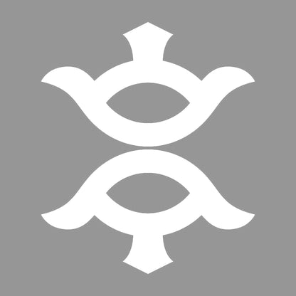 尻合わせ二つ山の字紋 7
