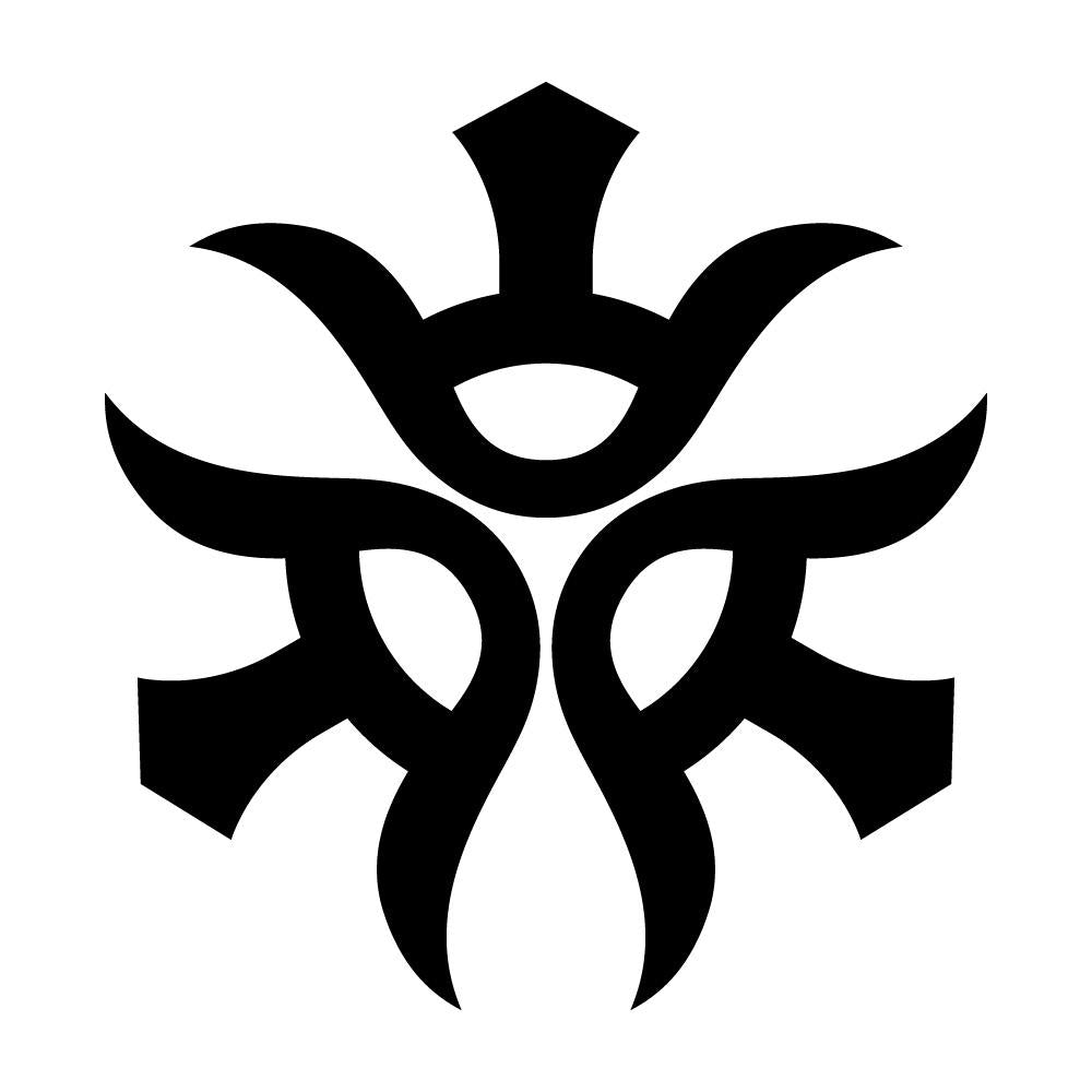 尻合わせ三つ山の字紋