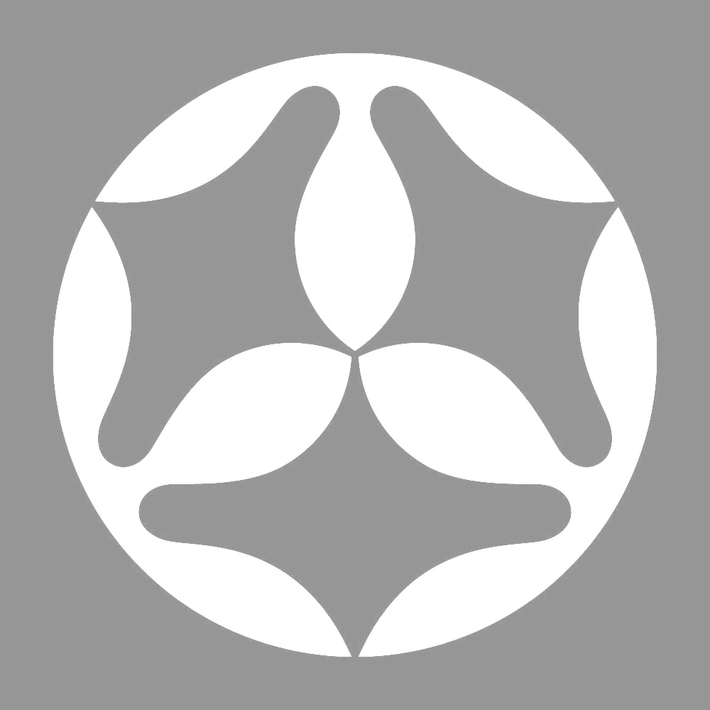 頭合わせ光琳三つ山の字紋 7