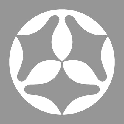 頭合わせ光琳三つ山の字紋 7
