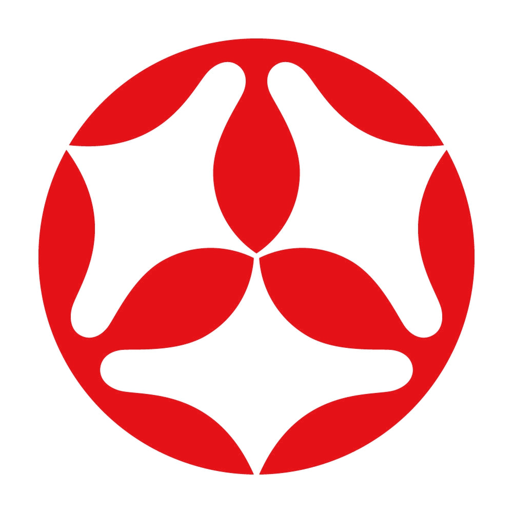 頭合わせ光琳三つ山の字紋 8
