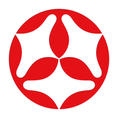頭合わせ光琳三つ山の字紋 8