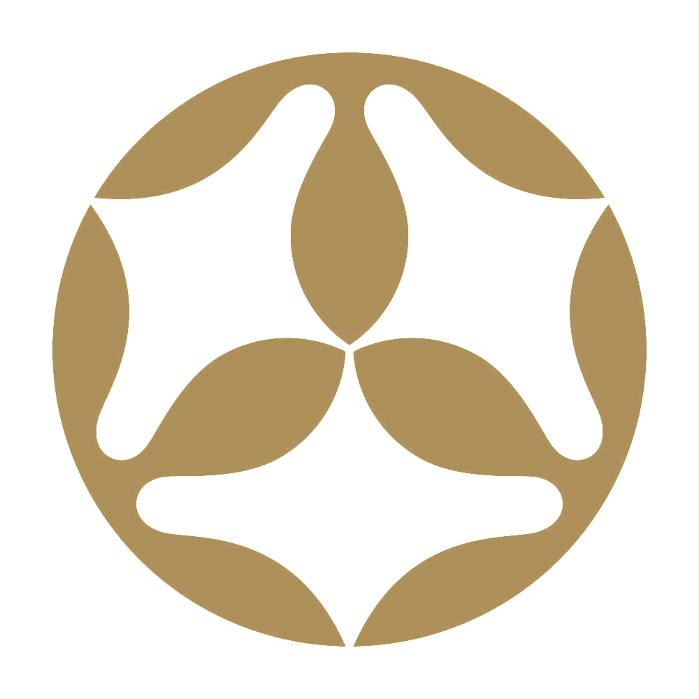 頭合わせ光琳三つ山の字紋 9