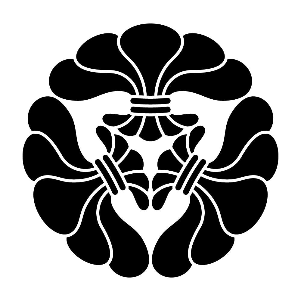 三つ寄せ結綿紋