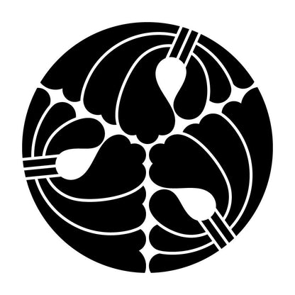 三つ割り結綿紋