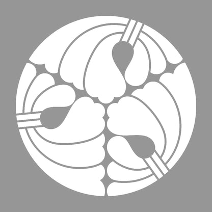 三つ割り結綿紋 7