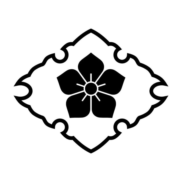 雪輪菱に桔梗紋