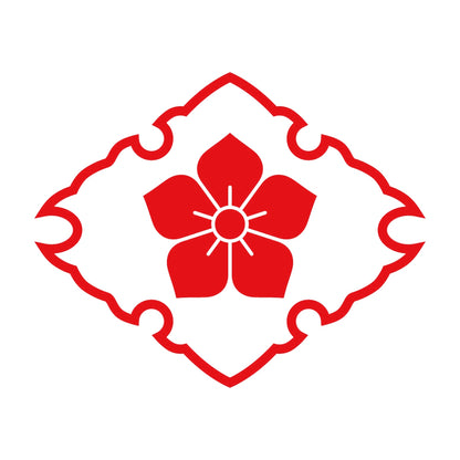 雪輪菱に桔梗紋 8
