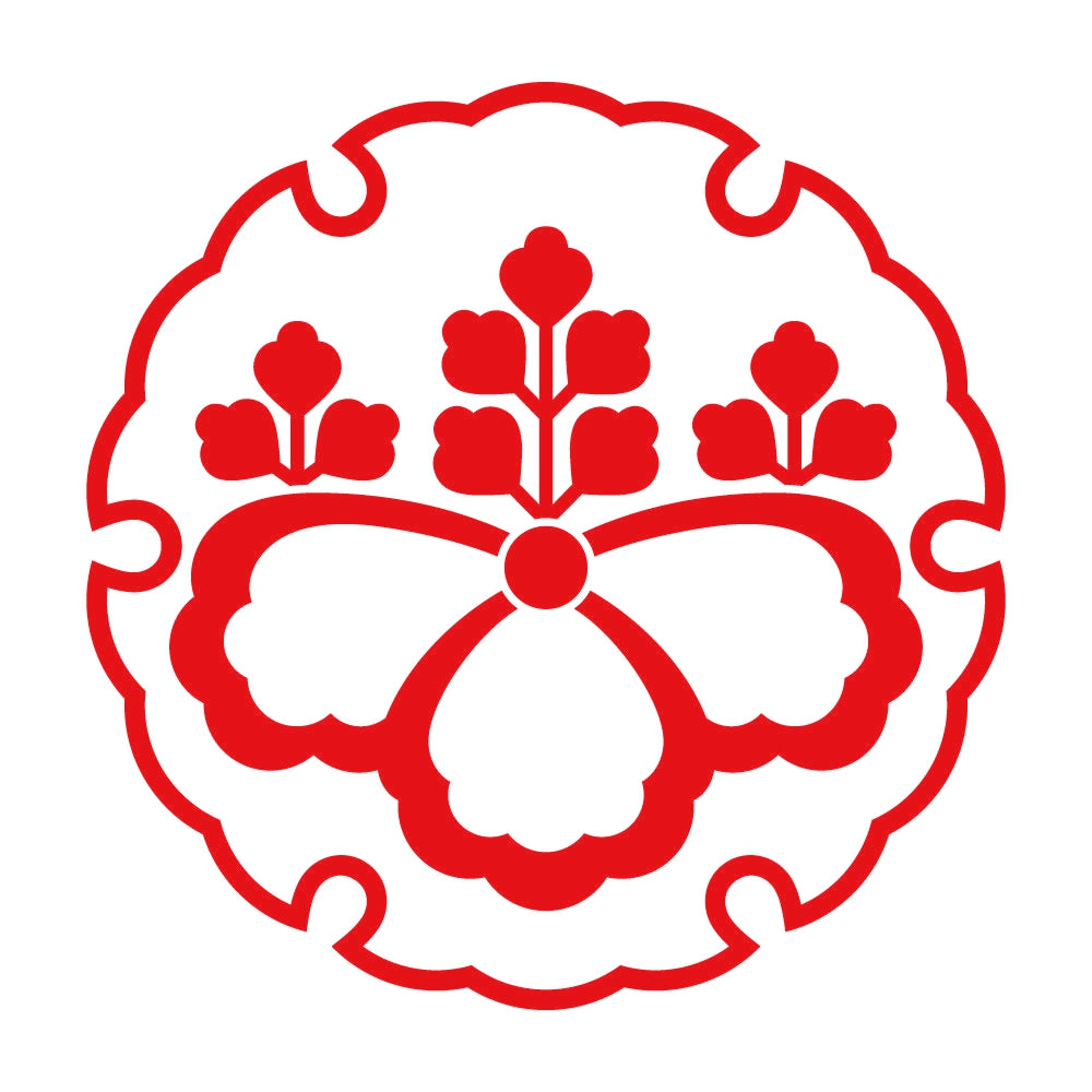 雪輪に中陰五三桐紋 8