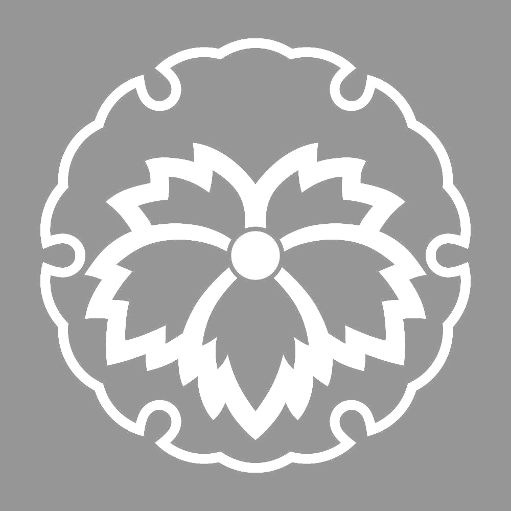 雪輪に中陰鬼蔦紋 7
