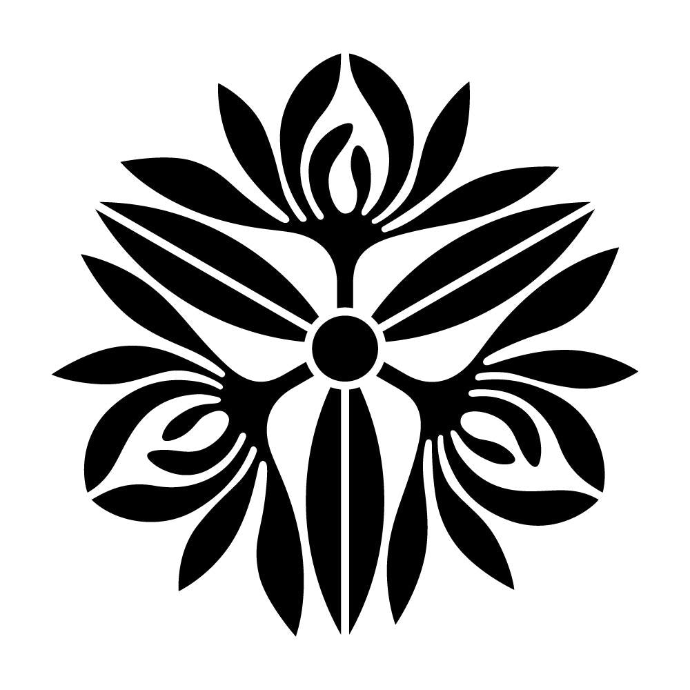 三つ寄せ蘭紋