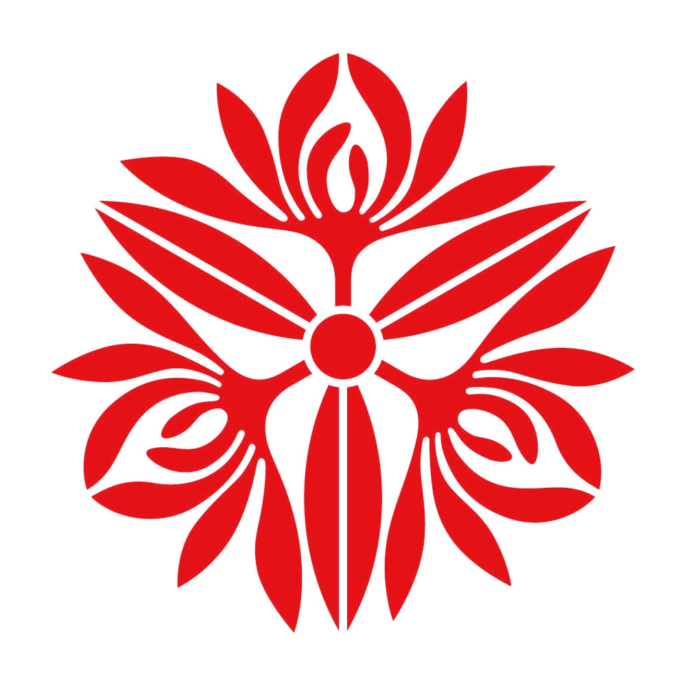 三つ寄せ蘭紋 8