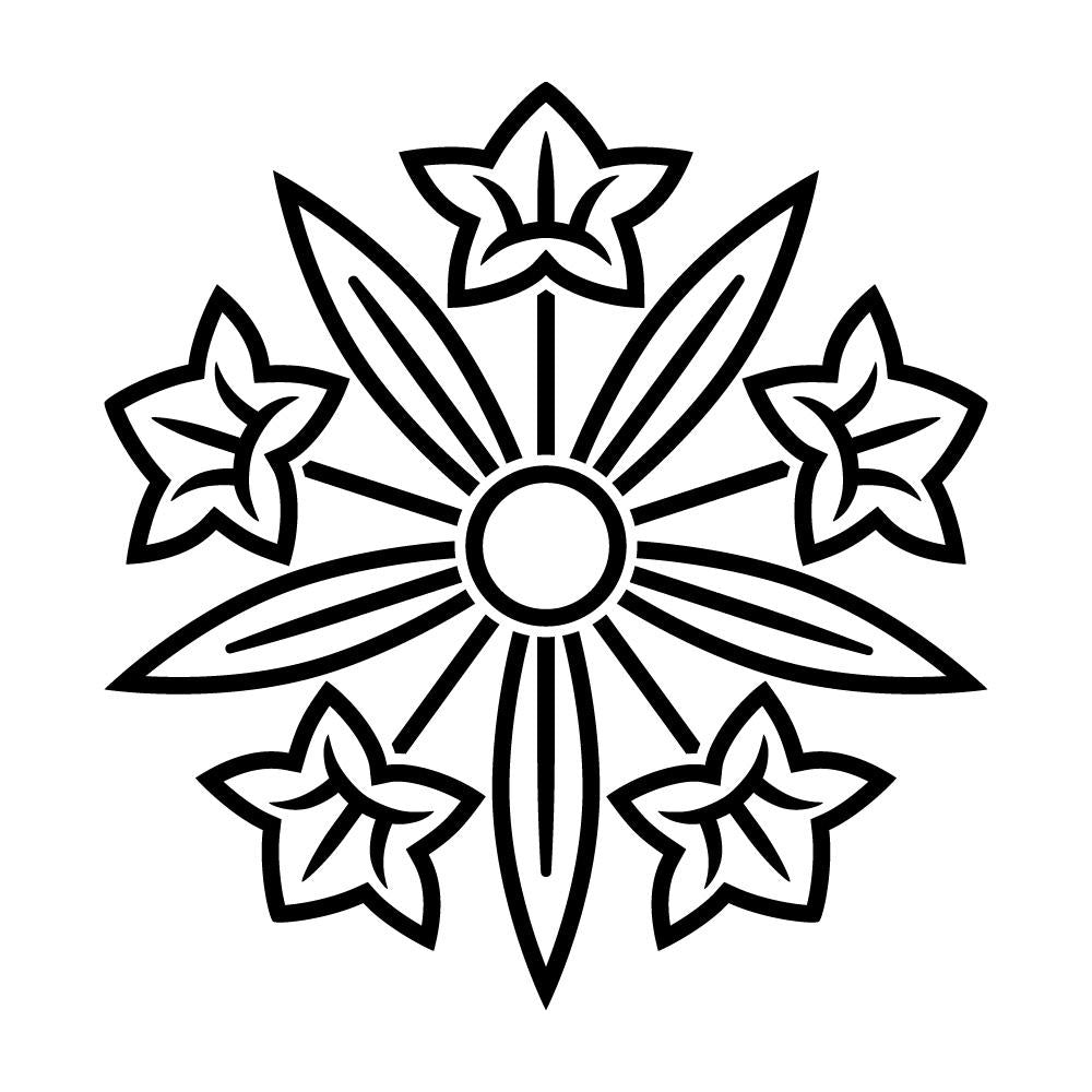 総陰竜胆車紋