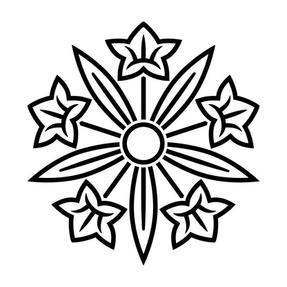 総陰竜胆車紋