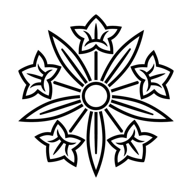 総陰竜胆車紋