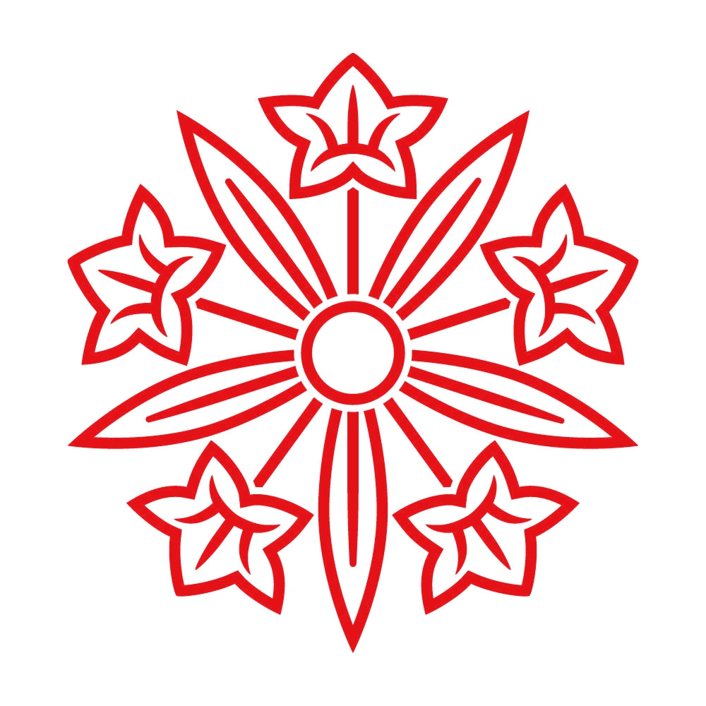 総陰竜胆車紋 8