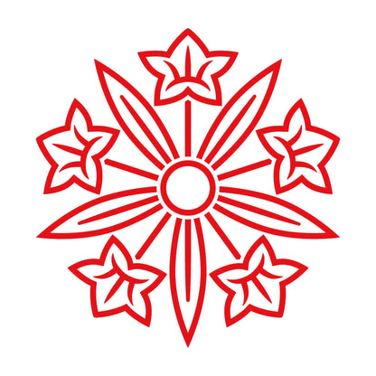 総陰竜胆車紋 8