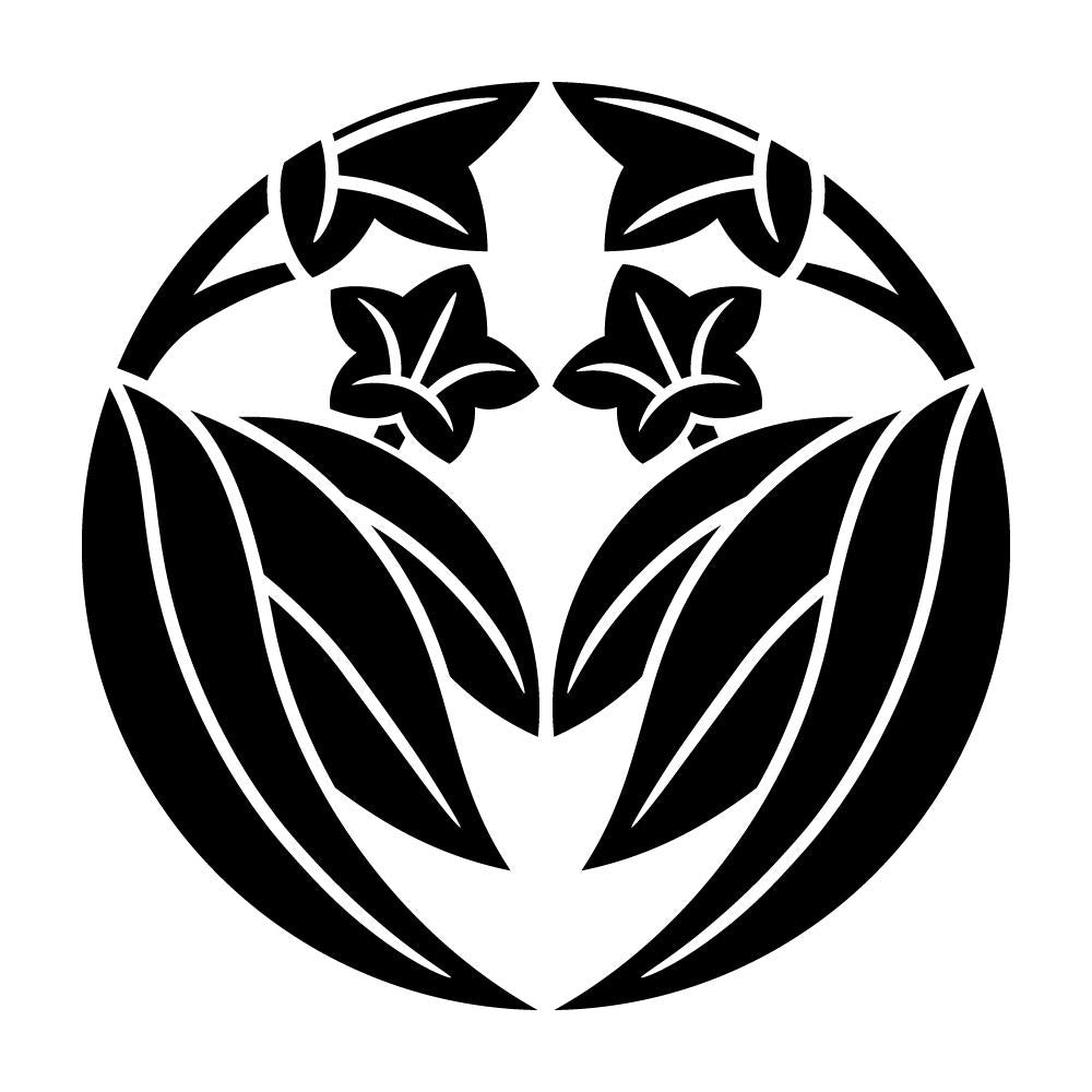 二つ割り笹竜胆紋