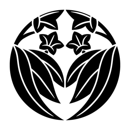 二つ割り笹竜胆紋