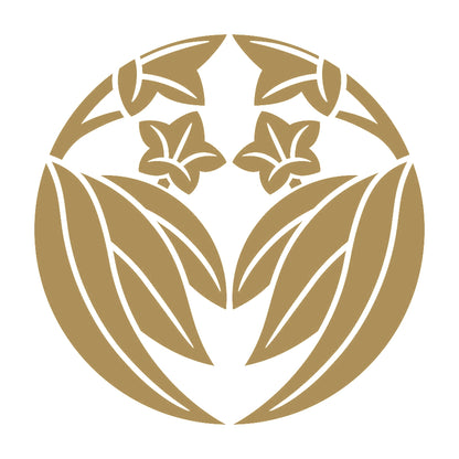 二つ割り笹竜胆紋 9