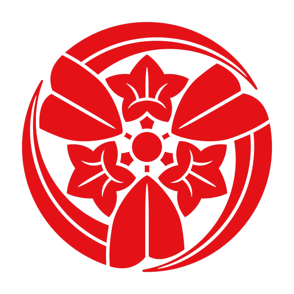 三つ葉折れ竜胆紋 8