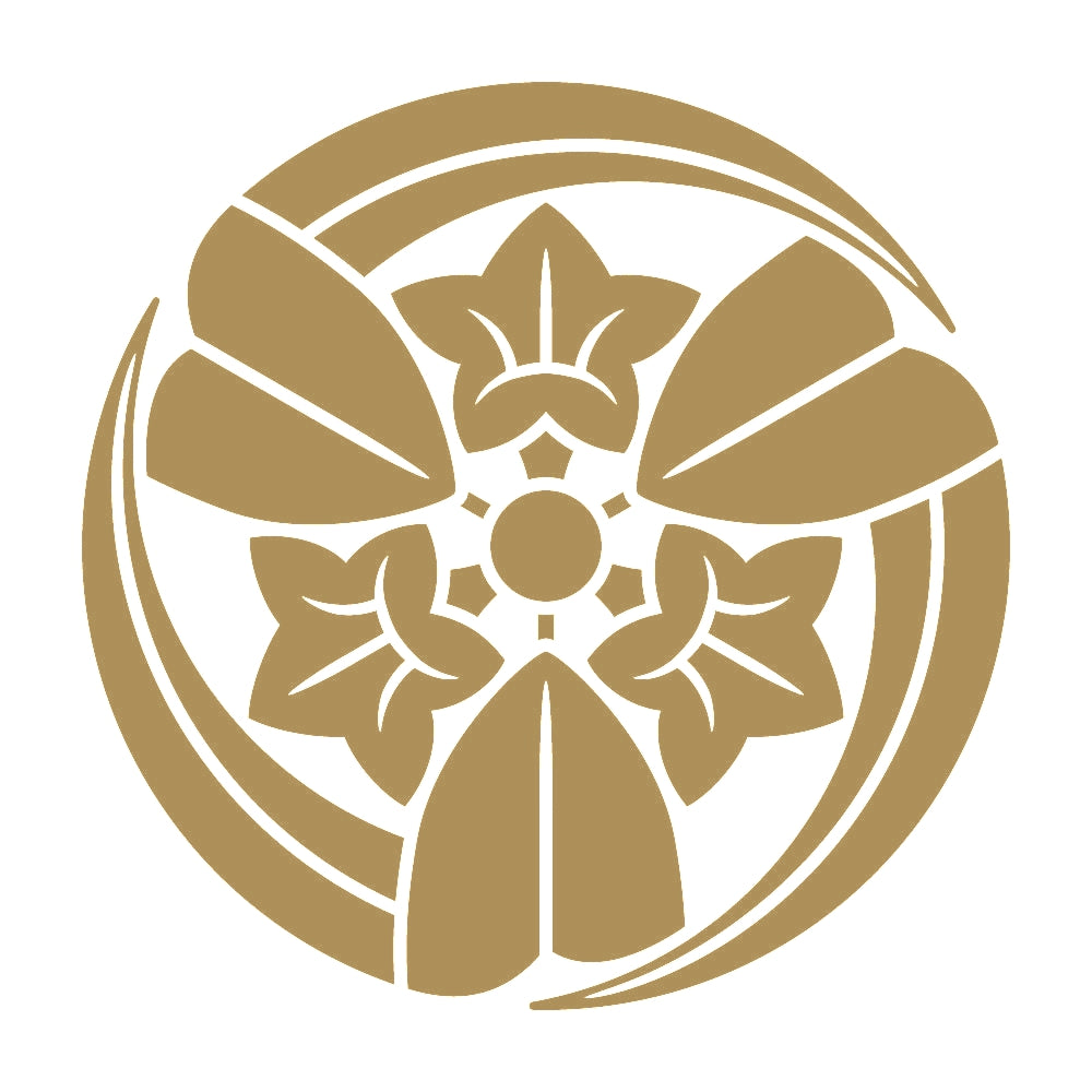 三つ葉折れ竜胆紋 9
