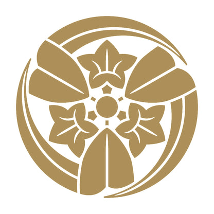 三つ葉折れ竜胆紋 9