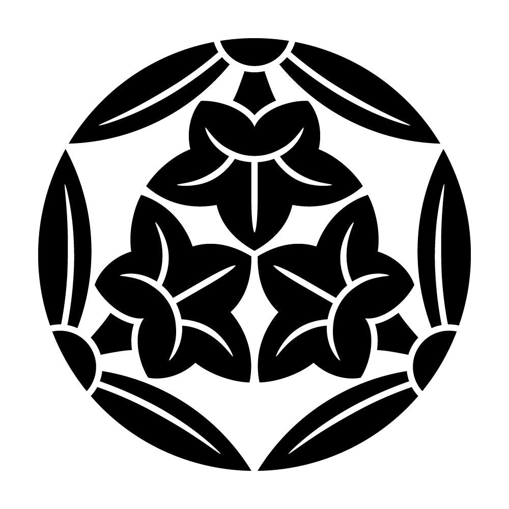 三つ割り三つ葉竜胆紋