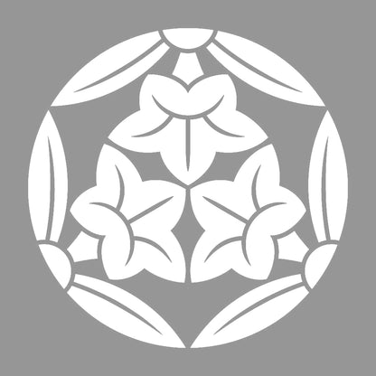 三つ割り三つ葉竜胆紋 7